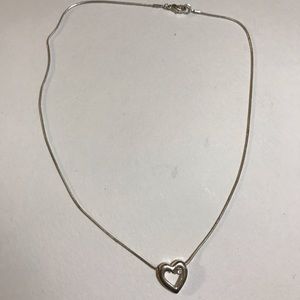 Silver Heart Necklace